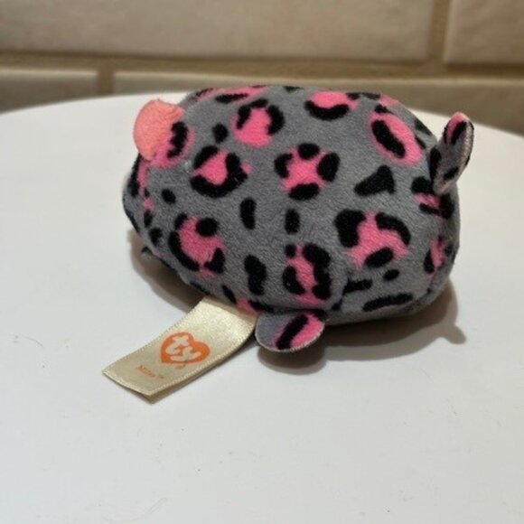 TY Beanie Boos Plush Lot of 3 Minis Pinky Owl,LeeAnn Lumur,Miles Leopard - Picture 3 of 10